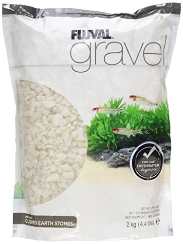 Fluval Polished Ivory Gravel for Aquarium, 4.4-Pound