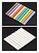 Chalkboard Chalk, Colored Dustless Chalk (10 Count Box) and Non-Toxic White Dustless Chalk (10 Count Box) Bundle for School, Art, Office, Home and Sidewalk by E-Conoro