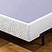ZINUS Metal Box Spring with Wood Slats, 9 Inch Mattress Foundation, Sturdy Steel Structure, Easy Assembly, California King