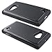 Microsoft Nokia Lumia 730 / 735 Case - Armatus Gear (TM) Slim Defender Hex Grid Hybrid Armor Case Impact Resistant Protector Cover For Nokia Lumia 730 / Lumia 735 - Black/Black