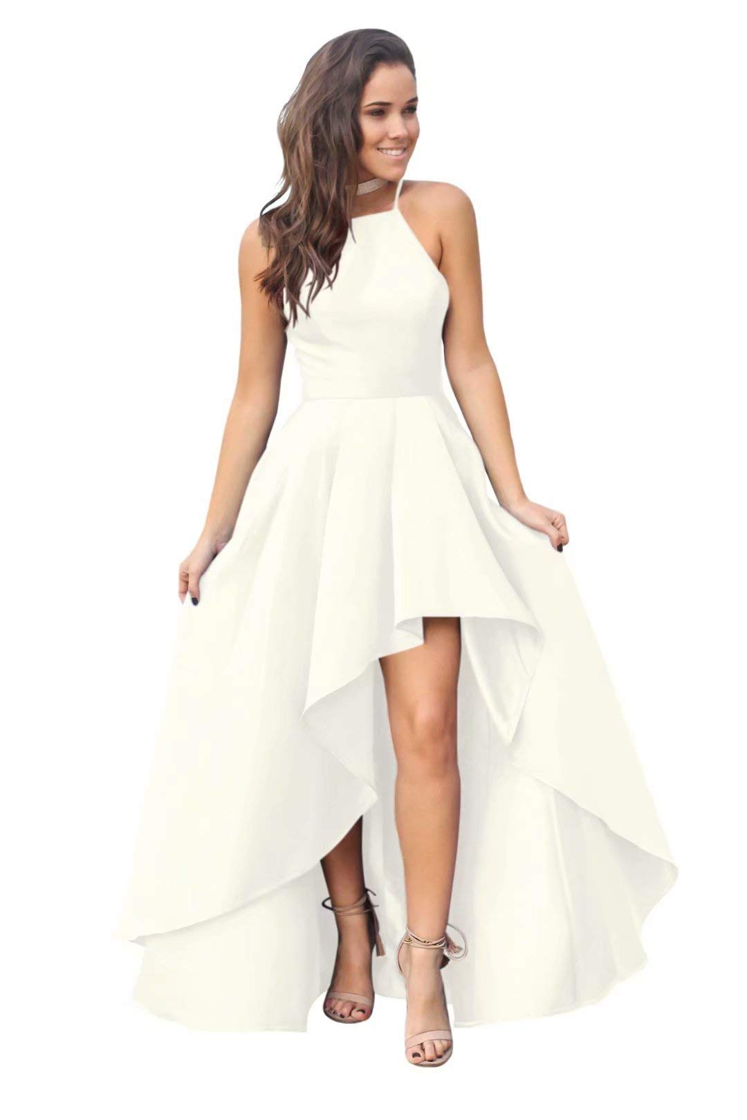 women's high low formal dresses