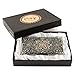 Business Name Card Holder Stainless Steel case Mother of Pearl Art Arabesque