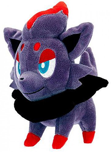 Jakks Pacific 7" Pokemon Black White Series 3 Mini Plush - Zorua