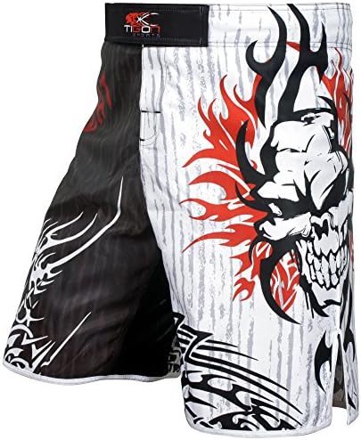 MMA Shorts Gel Fight UFC Grappling Short Kick Boxing Muay Thai Cage Pants Gym (XX-Large)