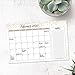 Gold 2020-2021 Large Monthly Desk or Wall Calendar Planner, Big Giant Planning Blotter Pad, 18 Month Academic Desktop, Hanging 2-Year Date Notepad Teacher, Mom Family Home or Business Office 11x17