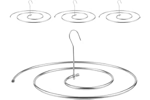 UTHCLO 4Pcs 10Mm Stainless Steel Spiral Drying Rack for Quilts Blankets Sheets Towels Rotatable