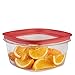 Rubbermaid Premier Easy Find Lids Food Storage Containers, 14 Cup, Racer Red