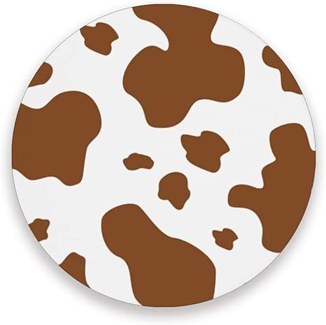 Amazon 茶色と白の牛 コースター 珪藻土 吸水コースター 4枚セット 珪藻土製 超吸水 速乾 断熱 滑り止め 茶パッド 円型 並行輸入品 コースター オンライン通販