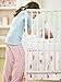 BROLEX Crib Bed Skirt Pleated,Neutral Organic Cotton, Nursery Crib Bedding for Baby Girls Boys,14