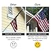 Jetlifee Flag Pole, 360° Spinning 6FT Flag Pole for Outside House Garden Yard, Tangle Free, Rust Proof and Wind Resistant Aluminum Flagpole, Residential or Commercial Use (Silver Flagpole Only)