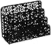 Design Ideas Brocade Letter Holder, Black