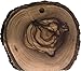 Holy Land Market Vintage Nativity Scene Olive Wood Bark Ornament - Table Standing or Hanging - Antique Style - 3D (3.5 Inches)