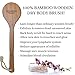 Conquer Beauty - Dry Brushing Body Brush with Massage Nodes - Bamboo Long Handle Back Scrubber for Shower Brush with Natural Boar Bristles - Skin Care Exfoliator Reduce Cellulite Bath & Spa - 1 Piece