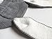 Elevin(TM) Baby Kids Boy Girl Knitted Crochet Rabbit Ear Beanie Winter Warm Hat Cap (Gray)