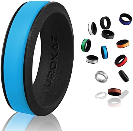 UROKAZ - Silicone Fashion Rings, The Only Ring That Fits Your Lifestyles - Whether You are Single or Married, Ring is Right for You - It is Fashionable, Flexible, and Comfortable