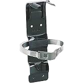 Kidde Fire Extinguisher Mount, Metal Strap Bracket, Heavy Duty, Compatible 5-Pound Fire Extinguishers, Black