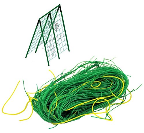 rg-vertrieb Rankhilfe Pflanzstäbe Gartenständer Stellage Rankgerüst Ranknetz Stütznetz für Kletterpflanzen 3 Größen (1… – Bild 5