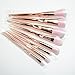 8pcs Professional Makeup Brush Set Silky Soft Cosmetics Brushes Kit Powder Cosmetic Makeup Brush High Brushes set Real luxury Eye & Face makeup tricks for Smooth Makeup Application