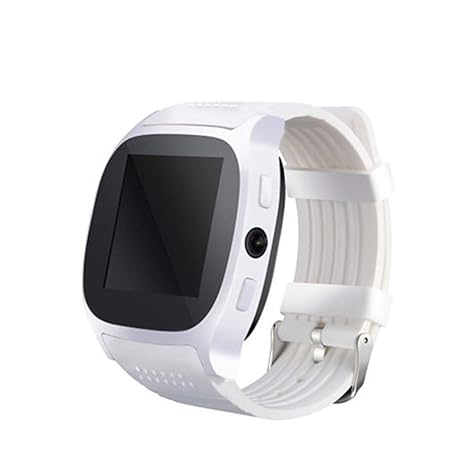 QTEC Reloj Inteligente Blanco Bluetooth Smart Watch Soporte Sim TF ...