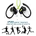 iClever Bluetooth Headphones Sweatproof, Wireless Headsets Bluetooth Earbuds for Running, Exercise, Workout, Gym, Green
