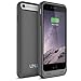 iPhone 6S Plus Battery Case/iPhone 6 Plus Battery Case [Ultra Thin] - UNU DX-6 Plus iPhone 6/6S Plus Battery Case 5.5 inch [Black] - MFI Apple Certified 4100mAh