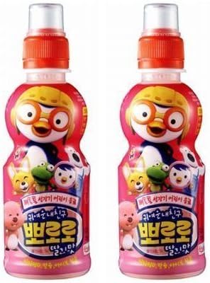 Amazon 韓国ヤクルト パルド ポロロジュース いちご味235ml ペット 2本 韓国ヤクルト パルド 野菜ジュース フルーツジュース 通販