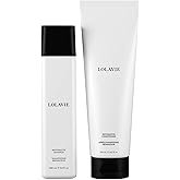 LolaVie Restorative Shampoo (8.5 oz) & Restorative Conditioner (8.5 oz) - Repairs Look of Damage, Protects from Breakage, Reduces Frizz for 12x Softer, Smoother Hair - Color Safe - All Hair Types