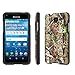 Kyocera [Hydro View] [Hydro Reach] [SlickCandy] [Black] Hard Protector Snap Designer Shell Case - [Hunter Tree Camouflage] for Kyocera Hydro View C6742 / Hydro Reach C6743