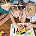 Buself Wooden Tetris Puzzle Brain Teasers Game and Intelligence Toy with 40pcs Vivid Color and Eco-Material for Kids and Adults, Birthday & Christmas Gift Choice