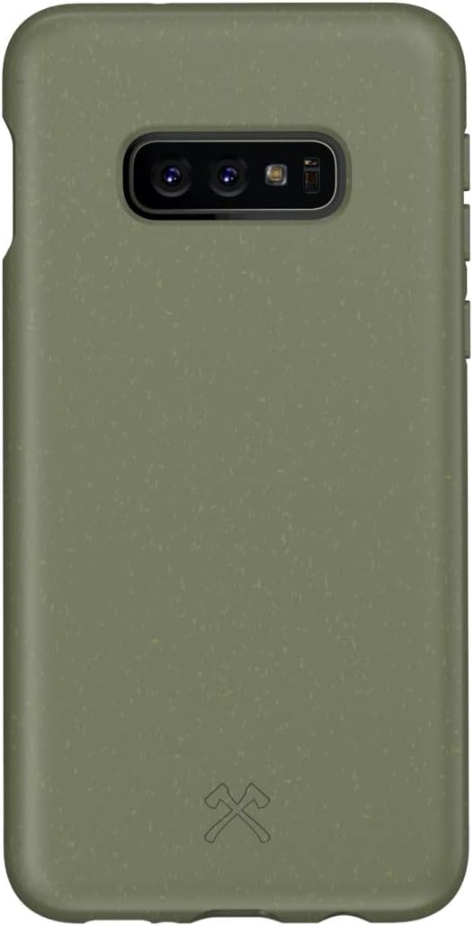 Woodcessories - Phone Case compatible with Samsung Galaxy S10e Case Green - Ecofriendly, made from plants