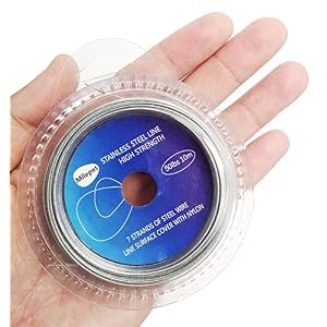 Milepet-fishing Ligne De Pêche Chef De File Fil D’acier Inoxydable Revêtu De Vinyle Leader Fil 10 Mètres 10lb-200lb Select, Avec 12pcs Crimps