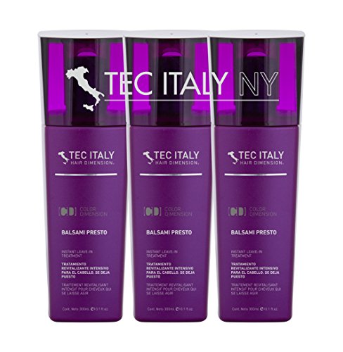 Tec Italy Color Care Balsami Presto Instant Leave In Treatment 300ml (Pack of 3)