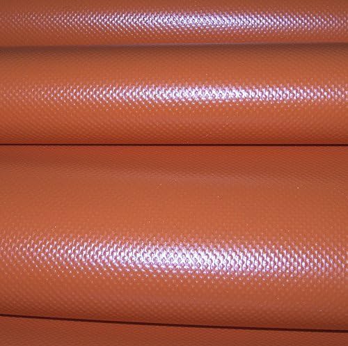 Vinyl Fabric 60" Width, Orange, 18oz. Vinyl Coated Polyester Sold By The Yard 36"