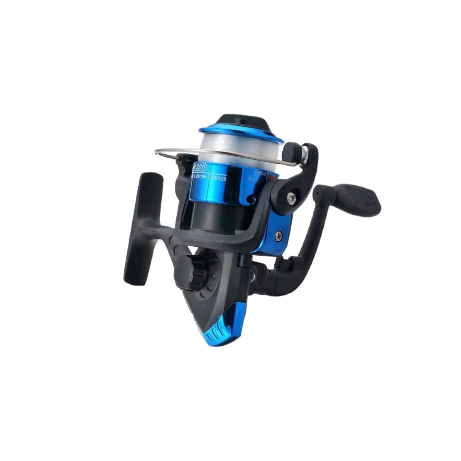 Lightweight Portable Baitcasting Reel - Nylon Spinning Fishing Reel for Boat, Rock, Beach, Lakes, Rivers & Ponds