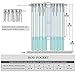 Dreaming Casa Solid Sheer Curtains Living Room Black Rod Pocket Voile Draperies Window Treatment 52