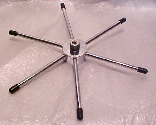Wilson 1000 5000 Cb Ham Radio Antenna Mobile Magnet ,Roof, Trunk Chrome Ground plane Kit