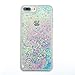 DAMONDY iPhone 8 Plus Case,iPhone 7 Plus, 3D Cute Bling Liquid Glitter Floating Quicksand Diamond Water Flowing Ultra Clear Soft TPU Case for iPhone 8 Plus 2017/7 Plus 2016-sliver Blue Star