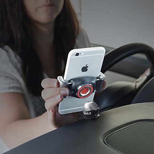 Nite Ize Original Steelie Freemount Dash Kit - Adjustable Magnetic Bracket + Car Dash Mount for Smartphones