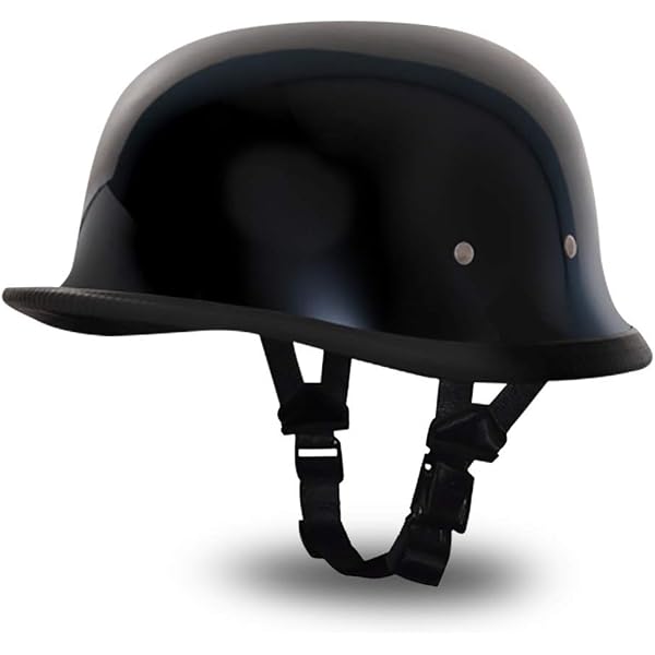 WW2 German M35 Style Plastic Army Helmet - Replica Costume Helmet With Adjustable Chin Strap, One Size Fits Most