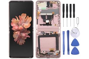 Mobile Phone Parts for Galaxy Z Flip 5G SM-F707 LCD Screen Digitizer Full Assembly with Frame