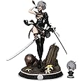 HBGIAY 2B Anime Figure No.2 Type B Action Figure Model 13" Interchangeable Heads 2Bautomata 2Byorha Statue Desktop Decoration Collectibles Gift