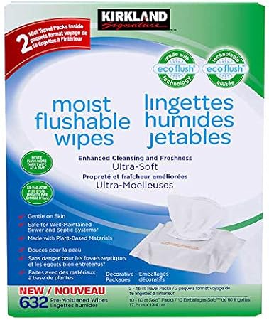 kirkland flushable wipes safe for baby