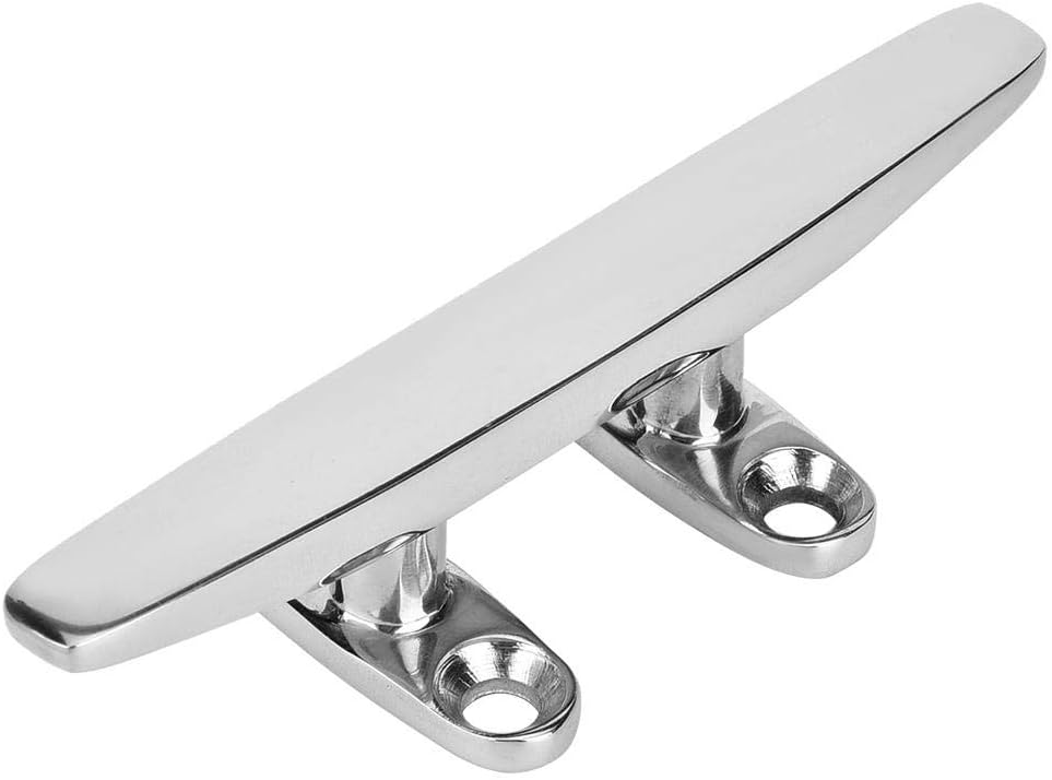 Wal front Boat Cleats and Chocks, Stainless Steel Boat Cleat Mirror Polished Boat Accessory Marine Base Rope Base : Sports & Outdoors