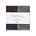 IPPINKA Nawrap Binchotan Dishcloths, Set of 2, Purple x Charcoal