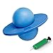 Little World Pogo Ball Fun Hopper Sports High Balance Bounce Jump Board Ball Platform Fitness Ball for Aerobic Balance and Coordination Exercises, Blue