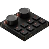 Intech Studio Grid TEK2 Modular MIDI Controller &ndash; 2 Jog Wheels &amp; 8 Gateron Hall Effect Switch Buttons &ndash; Programmable USB-C Macro Pad for DAW Control, Video Editing &amp; Streaming &ndash; Mac, PC &amp; Linux