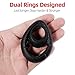 Liquid Silicone Dual Penis Ring - Adjustable Cock Ring Stretchy Dick Ring Erection Enhancing Men Sex Toys Longer Stronger Harder Waterproof Adult Toys for Male or Couples