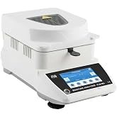 FLB Halogen Moisture Analyzer Halogen Heating Balance RS232 110V 50g 0.001g | HBM sensor,0.001g Precision,Halogen Heating,5" Touch Screen,RS232 Interface,3 Drying Modes,CE Certified