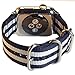 Carterjett Compatible with Apple Watch Band 45mm 44mm 42mm Women Men Replacement iWatch Bands Nylon Canvas Strap Steel Hardware Edition Sport Nike for Series 8 7 6 5 4 3 2 1 & SE (42 44 45 S/M/L