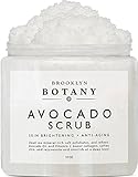 Brooklyn Botany - Avocado Body Scrub 10 oz - Exfoliating Body Scrub - Infused with Vitamin C and Avocado Oil to Exfoliate and Moisturize skin